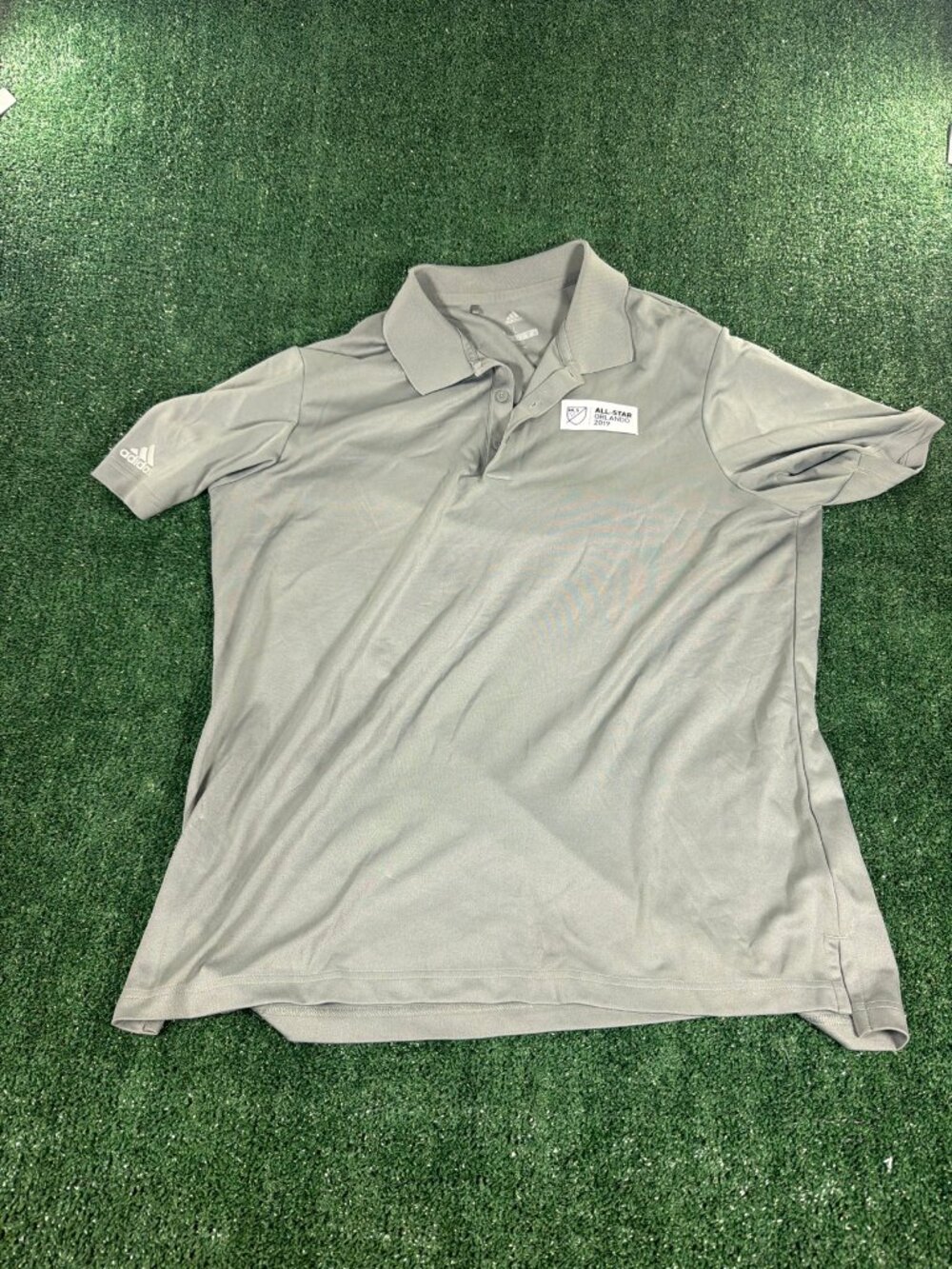 adidas Golf MLS All-Star Orlando 2019 Polo Men's L Gray